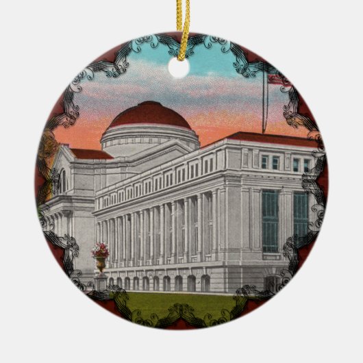 Die Nationalgalerie des Mendrisiotto Keramik Ornament (Vorne)