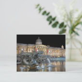 Die Nationalgalerie, Trafalgar Square Postkarte (Stehend Vorderseite)
