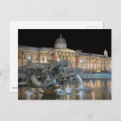 Die Nationalgalerie, Trafalgar Square Postkarte (Vorne/Hinten)