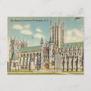 Die Nationalkathedrale, Washington D.C. Postkarte