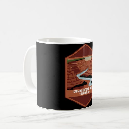 Die Nationalparks von Karijini � der endlose Horiz Kaffeetasse (Vorderseite Links)
