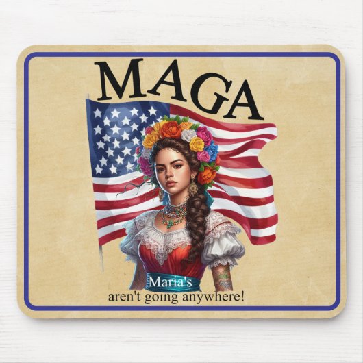 Die Native American_ Mexican Heritage_Maria Mousepad (Vorne)