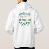 Die Natur Beckon.Reise und Abenteuer gepflastert Hoodie (Rückseite)