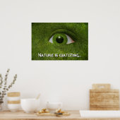 Die Natur beobachtet... Poster (Küche)