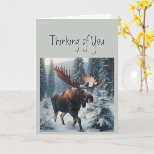 Die Natur der Tiere Kunst Karte (Gelbe Blume)