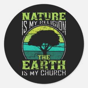 Die Natur des amerikanischen Muttertages ist meine Runder Aufkleber