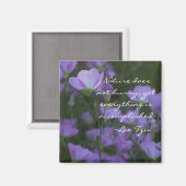 Die Natur eilt nicht Magnet (Vorderseite/Rückseite)