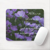 Die Natur eilt nicht Mousepad (Mit Mouse)