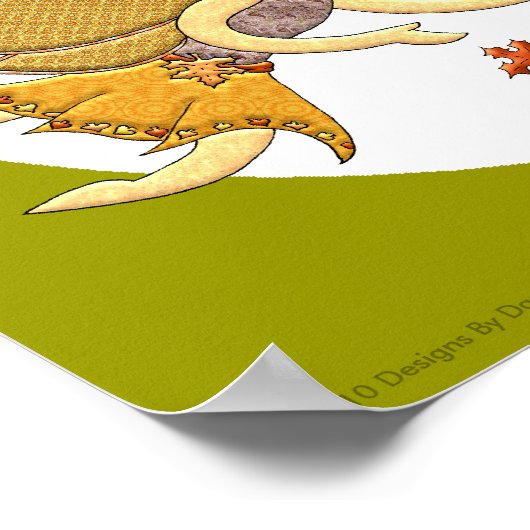 Die Natur gibt uns ein Gleichgewicht Poster (Ecke)