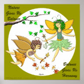 Die Natur gibt uns ein Gleichgewicht Poster (Vorne)