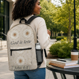 Die Natur Gottes erforschen: Erkenntnisse aus Joha Bedruckter Rucksack