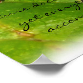 Die Natur hasst Poster nicht (Ecke)