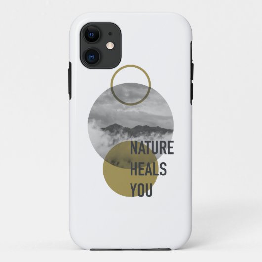 Die Natur heilt dich Case-Mate iPhone Hülle (Rückseite)