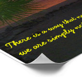 Die Natur hören Poster (Ecke)