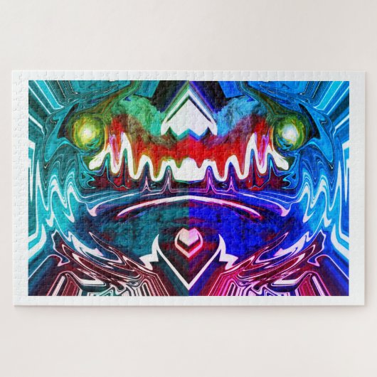 Die Natur in Chaoskunst Puzzle (Horizontal)