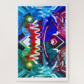 Die Natur in Chaoskunst Puzzle (Vertikal)