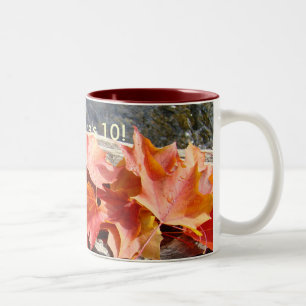 Die Natur ist 10! Fall Tree Blätter Coffee Cup Des Zweifarbige Tasse