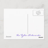 Die Natur ist alt Postkarte (Rückseite)