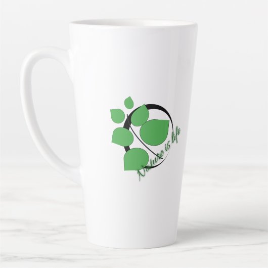 Die Natur ist das Leben latter Tasse (Links)