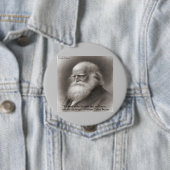 Die Natur ist die Kunst Gottes. Button (Beispiel)