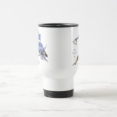 Die Natur ist die Kunst Gottes, Zitat - Kingfisher Reisebecher (Mittel)