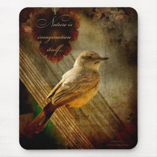 Die Natur ist Fantasie Mousepad (Vorne)