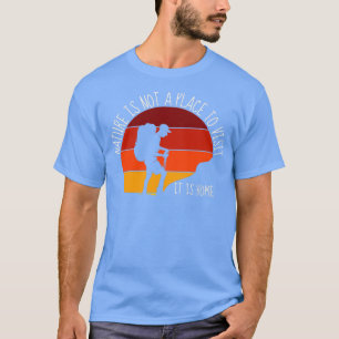 Die Natur ist Heimat Wanderouters Vintage Retro T-Shirt