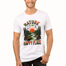 Die Natur ist mein glücklicher Ort Earth Day T-Shi