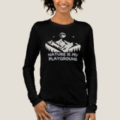 Die Natur ist mein Spielplatz Tri-Blend Shirt (Vorderseite)