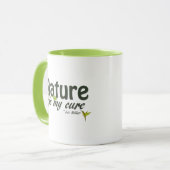 Die Natur ist meine Cure Quote Combo-Tasse Tasse (Vorderseite Links)