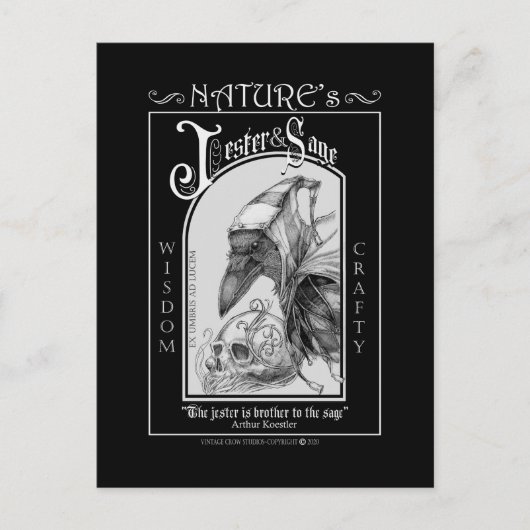 Die Natur-Jester und das Zeitalter Postkarte (Vorderseite)