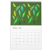 Die Natur liebt Blätter und Baumkunst Kalender (Feb 2027)