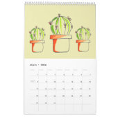 Die Natur liebt Blätter und Baumkunst Kalender (Mär 2026)