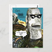 Die Natur nachahmt Menschen wird bald gesund Postkarte (Vorne/Hinten)