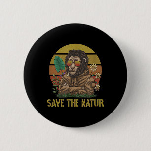 Die Natur Rette die Umwelt der Naturlandschaft Button