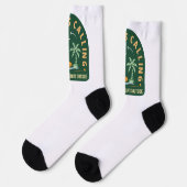Die Natur ruft – Abenteuer beginnen draußen Socken (Linkes Detail)