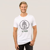 Die Natur Tri-Blend Shirt (Vorderseite voll)