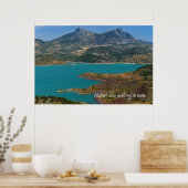 Die Natur tut nichts vergeblich Poster (Küche)