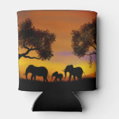 Die Natur und Elefanten schätzen Dosenkühler (Rückseite)