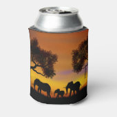 Die Natur und Elefanten schätzen Dosenkühler (Kanne Rückseite)