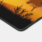 Die Natur und Elefanten schätzen Schreibtischunterlage (Ecke)