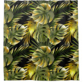 Die Natur verlasst blumengeschmückt, auffallend. Duschvorhang (Vorderseite)