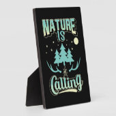Die Natur zu wandern ruft Fotoplatte (Seite)