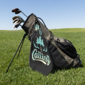 Die Natur zu wandern ruft Golfhandtuch (Gras)
