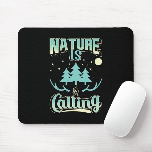 Die Natur zu wandern ruft Mousepad (Mit Mouse)