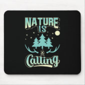 Die Natur zu wandern ruft Mousepad (Vorne)