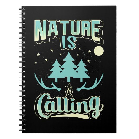 Die Natur zu wandern ruft Notizblock (Vorderseite)