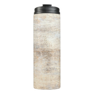 Die natürliche Holzstruktur, der Parkettboden Thermosbecher