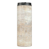 Die natürliche Holzstruktur, der Parkettboden Thermosbecher (Rückseite)