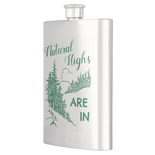 Die natürlichen Highlights sind in Flachmann (Links)